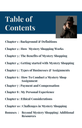Table of contents